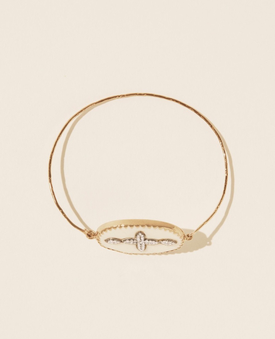 Bracelets PASCALE MONVOISIN | Garance N°2 Blanc Diamant · Monvebijoux